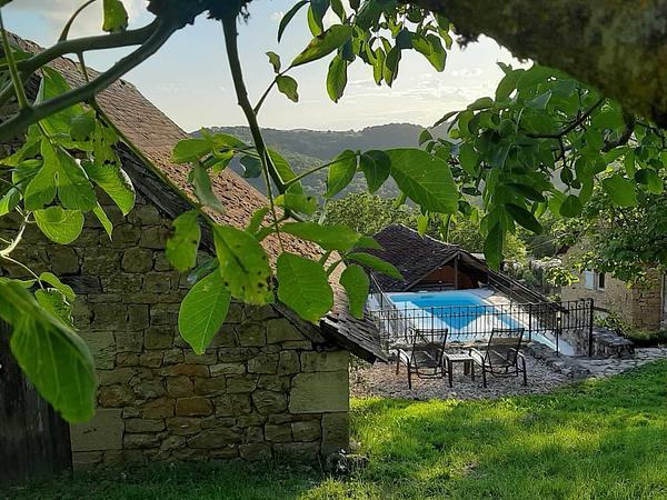 Vakantiehuis Frankrijk met Zwembad FermePostel Zwembad en Zonneterras